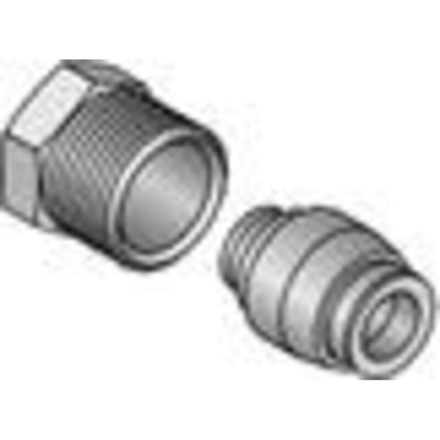 Schroefkoppeling MLC tbv Danfoss 16x2mm-1/2"bt. Uponor