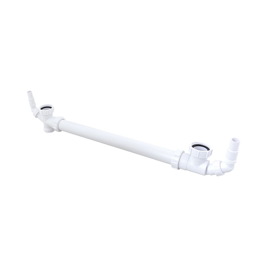 Sifon dubbel Excent.Duplex combi 1.1/2"x1.1/2" + 2x WMA McAlpine