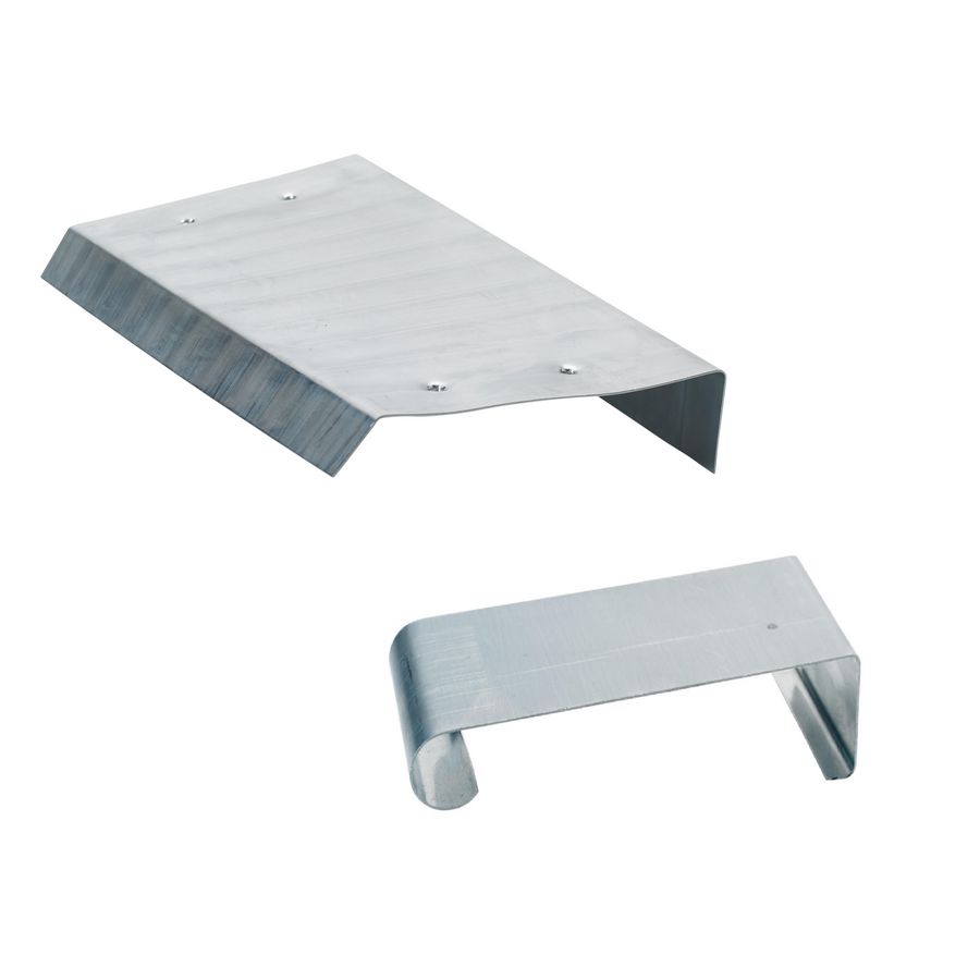 Zinken expansieklang v. Quick-fix deklijst 125/40mm met koppelstuk Rheinzink