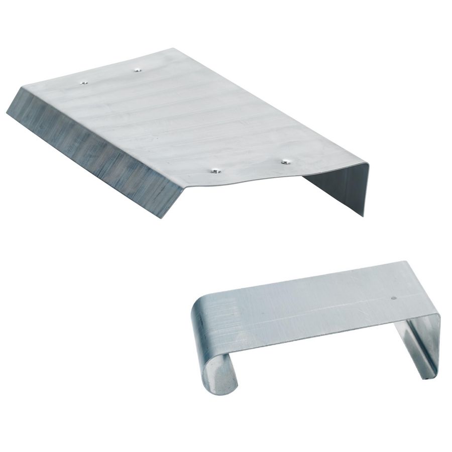 Zinken expansieklang v. Quick-fix deklijst 80/40mm met koppelstuk Rheinzink