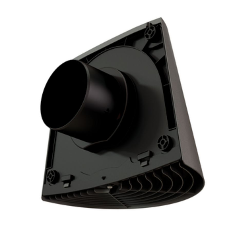 Muurdoorvoer / gevelkap geisoleerd CONTEGO Ø125mm antraciet tbv mechanische ventilatie Ubbink