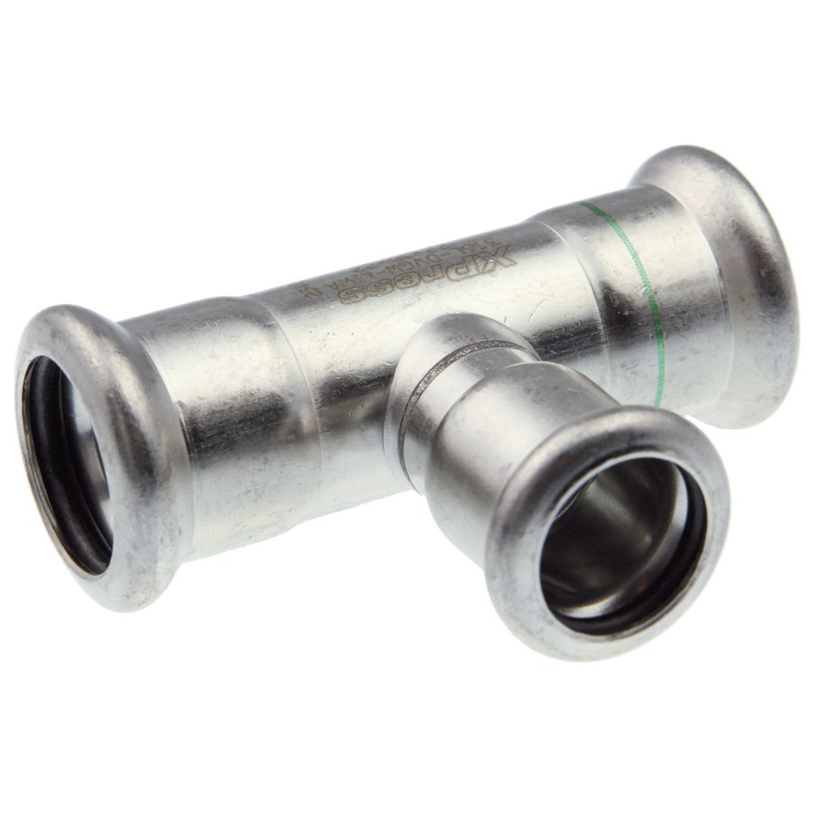 T-koppeling verlopend Xpress RVS 28x22x28mm R2715 (test cth) VSH