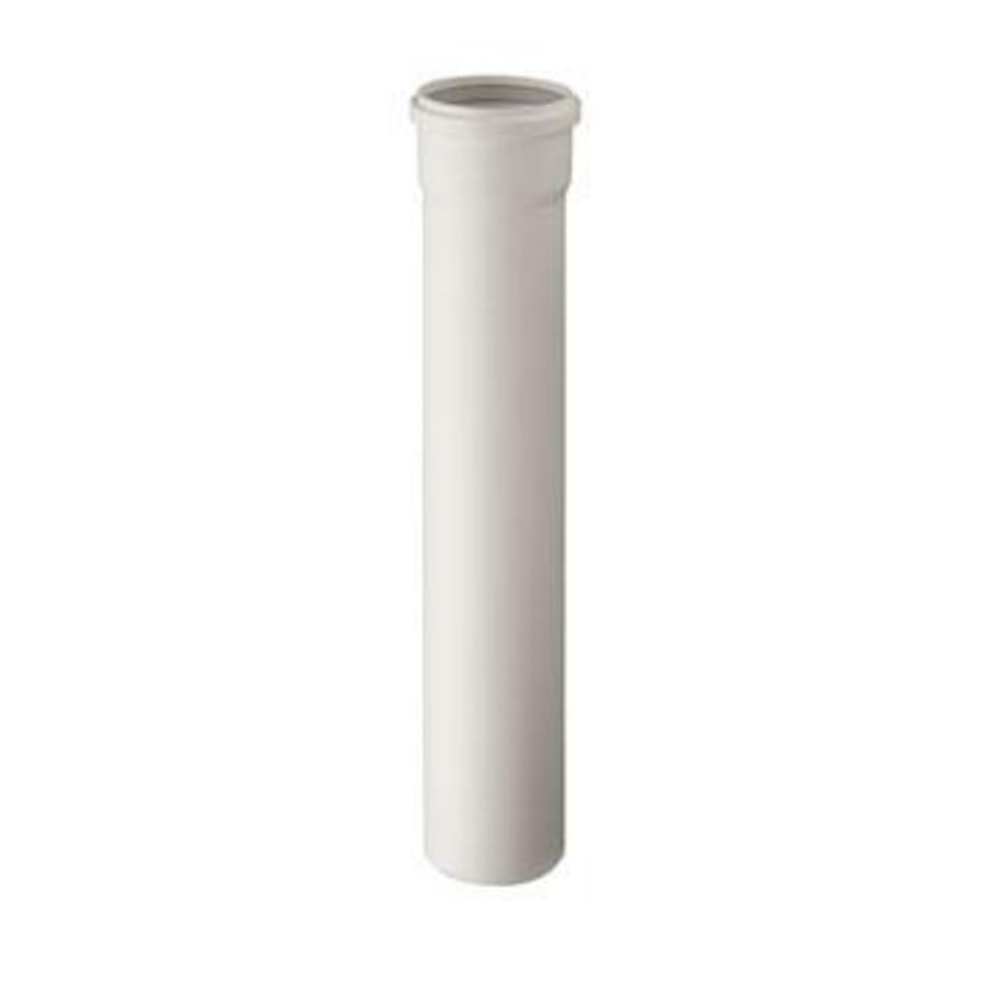 Verlengpijp Rolux T120 wit PP 80mm lang 2000mm Ubbink