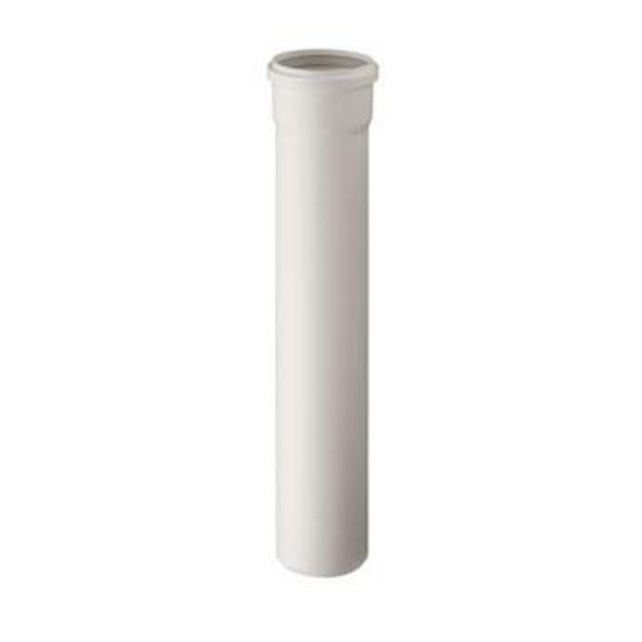 Verlengpijp Rolux T120 wit PP 80mm lang 500mm Ubbink