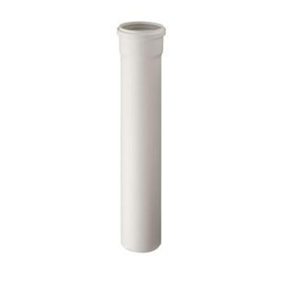 Verlengpijp Rolux T120 wit PP 80mm lang 3000mm Ubbink