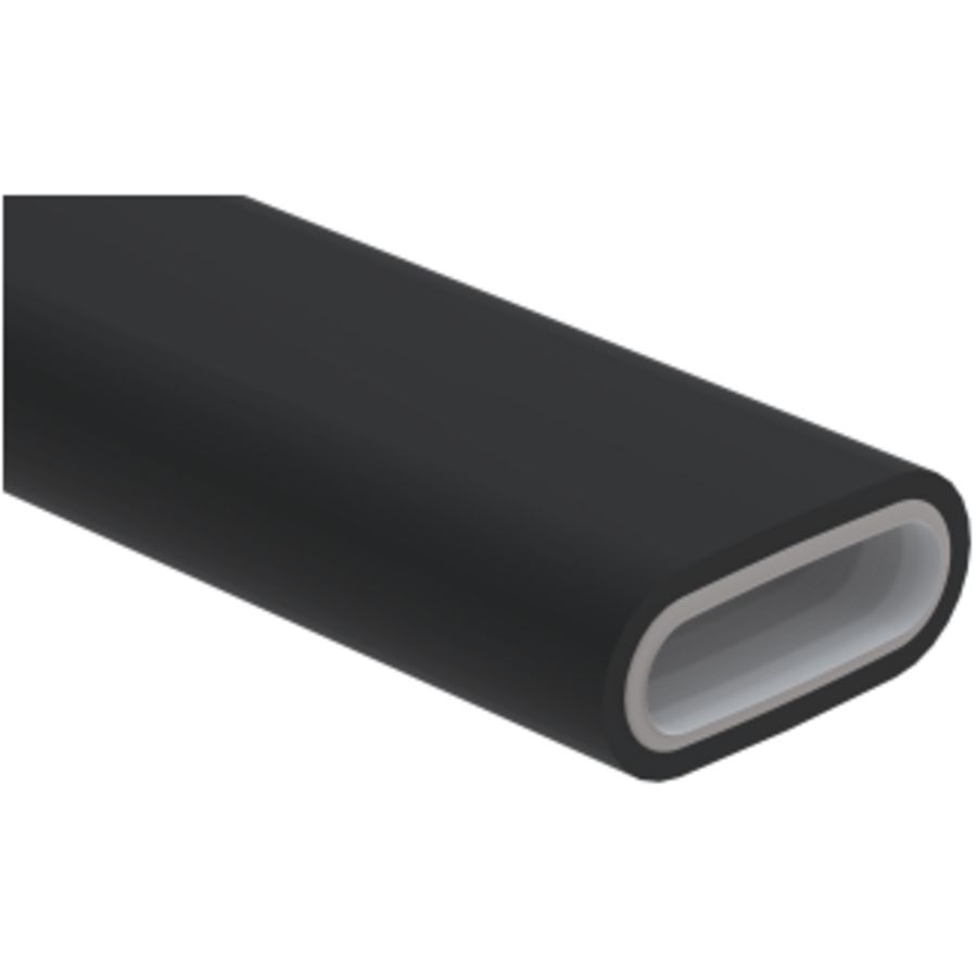 Rol a 10mtr. luchtverdeelslang 51x138mm flexibel buis ComfoTube Flat 51 Therm geisoleerd Zehnder
