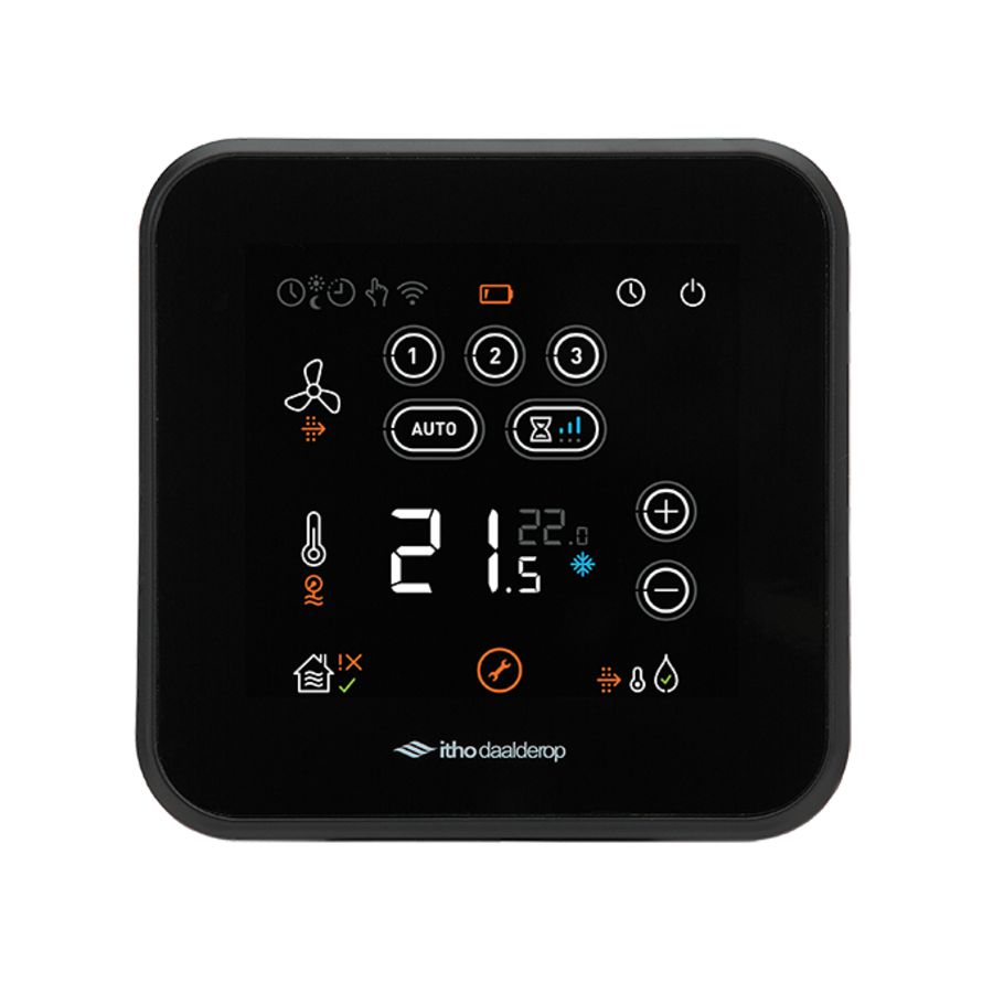 Klimaatthermostaat Spider WP Itho Daalderop