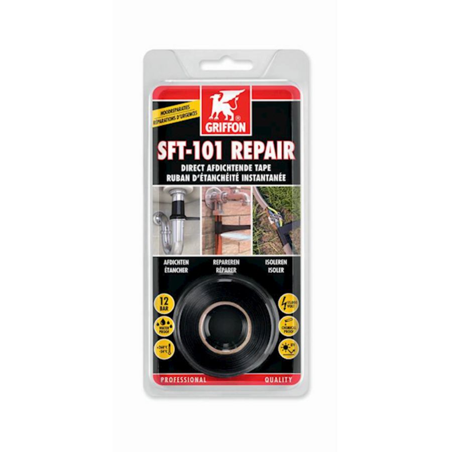 Rol a 3mtr. vulcaniserende tape SFT-101 REPAIR 25mm Griffon