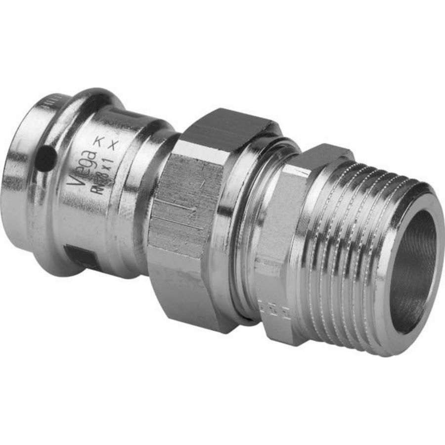 3-del. koppeling persaansluiting PRESTABO 42mm x1.1/2"bt. 1165 Viega