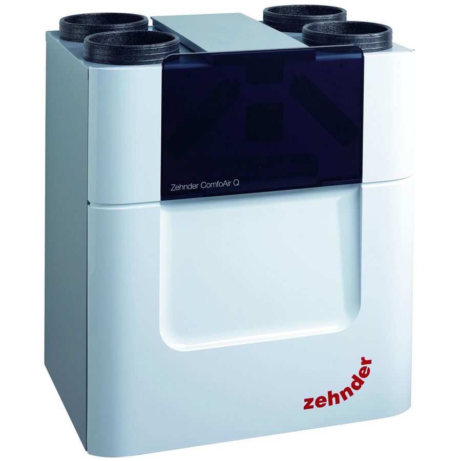 WTW-unit ComfoAir Q600 luchttoevoer links als rechts met enthalpiewisselaar Zehnder