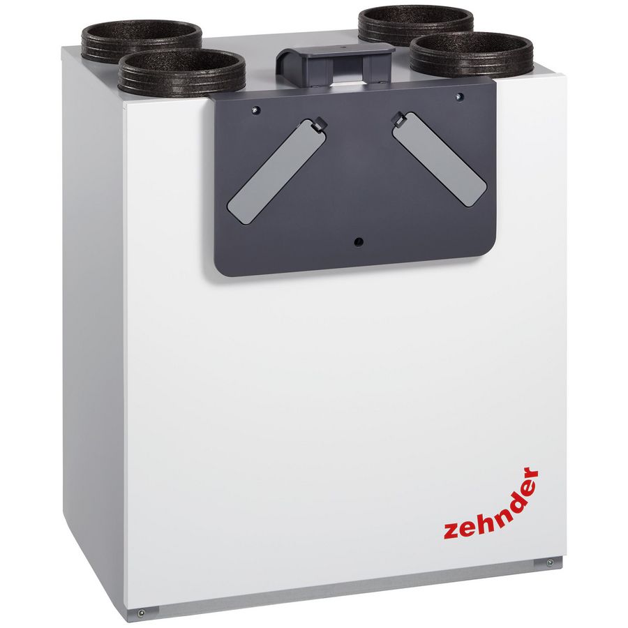 WTW-unit ComfoAir E400 RH luchttoevoer rechts met voorverwarmer en RA-stekker Zehnder