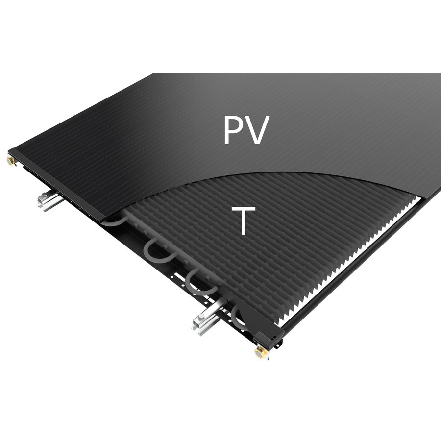 Warmtepomppaneel PVT M3 L 375 Wp - landscape Triple Solar