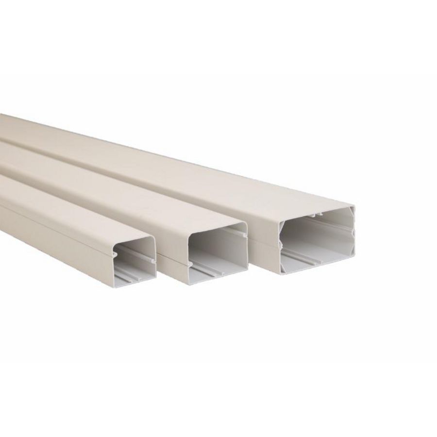 Lengte a 2m. leidinggoot SPEEDIDUCT SP.D.105 105x75mm ivoorwit Castel Engineering