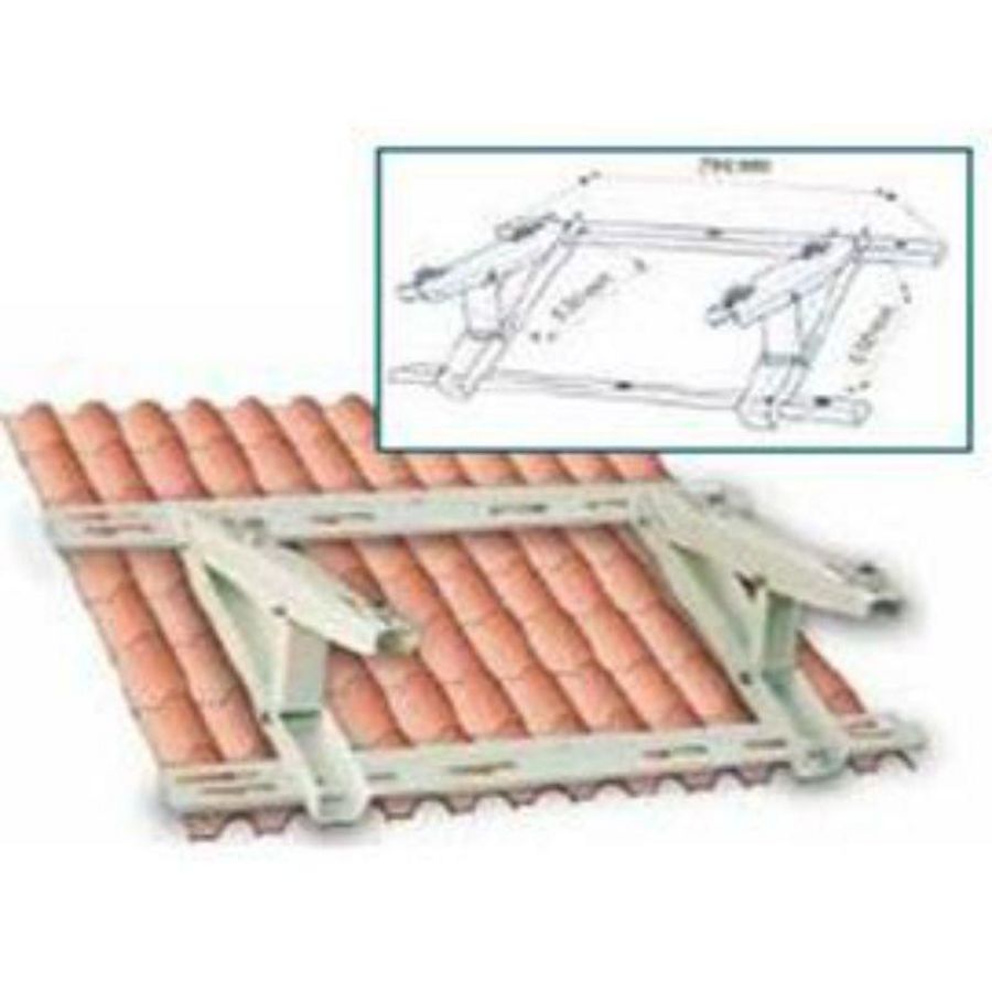 Airco daksteun schuindak verstelbaar 9-45gr RB.MT650 arm 520mm Castel Engineering