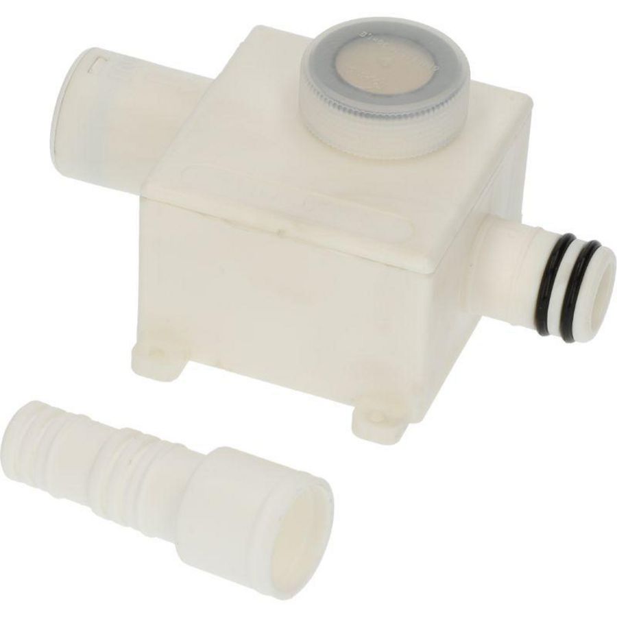 Condenssifon wit SIFON-0 20mm m. verloop 16-18mm VVE=20 Castel Engineering
