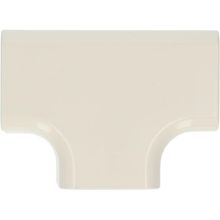 T-stuk 90x65mm wit PVC RAL9010 Canalit
