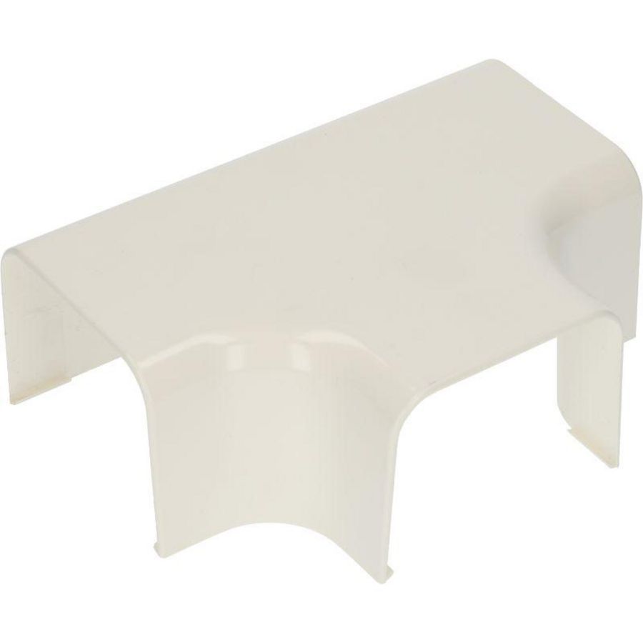 T-stuk 90x65mm wit PVC RAL9010 Canalit