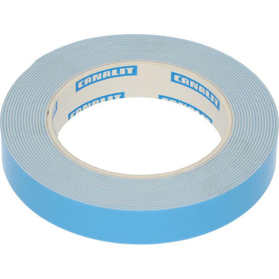 Rol a 5m. tweezijdig kleefband 19mm Canalit