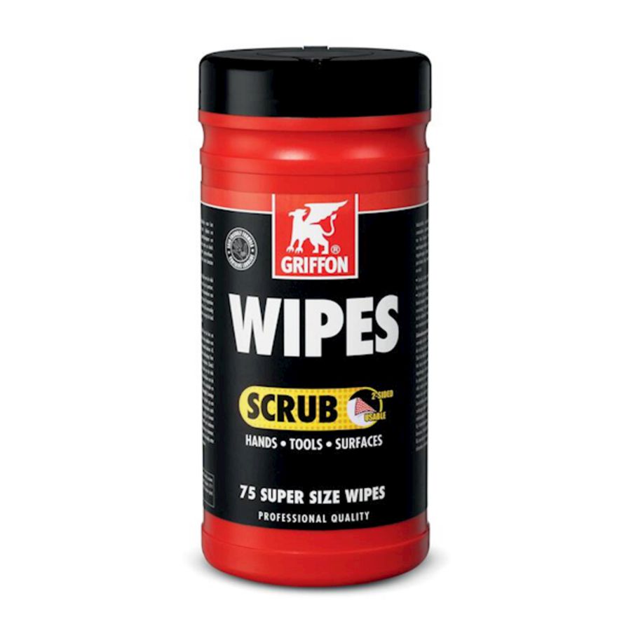 Reinigingsdoekjes Wipes scrub Pot a 75 st. Griffon