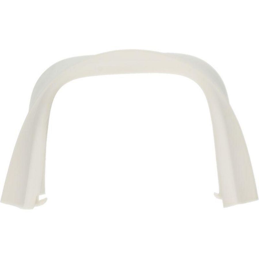 Aansluitstuk met flexibele rand 65x50mm wit PVC RAL9010 Canalit