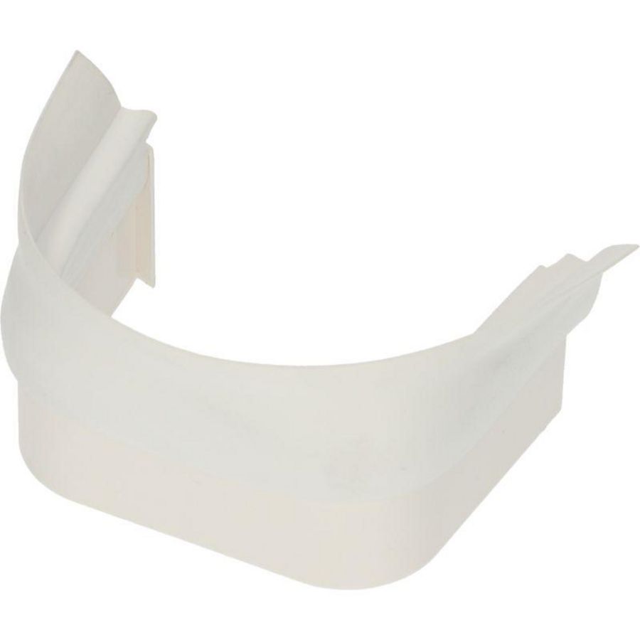 Aansluitstuk met flexibele rand 65x50mm wit PVC RAL9010 Canalit