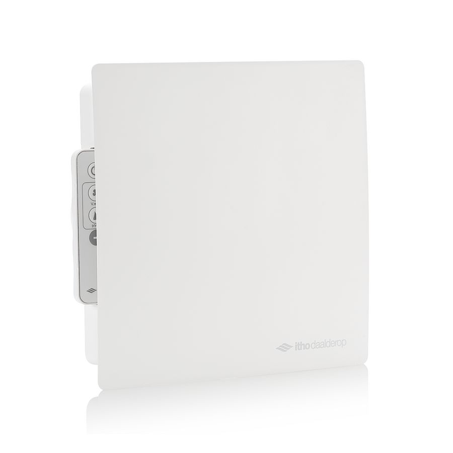 Badkamerventilator wit BTV-SSST SUPREME hygrostaat+timer+afstandsbediening Itho Daalderop