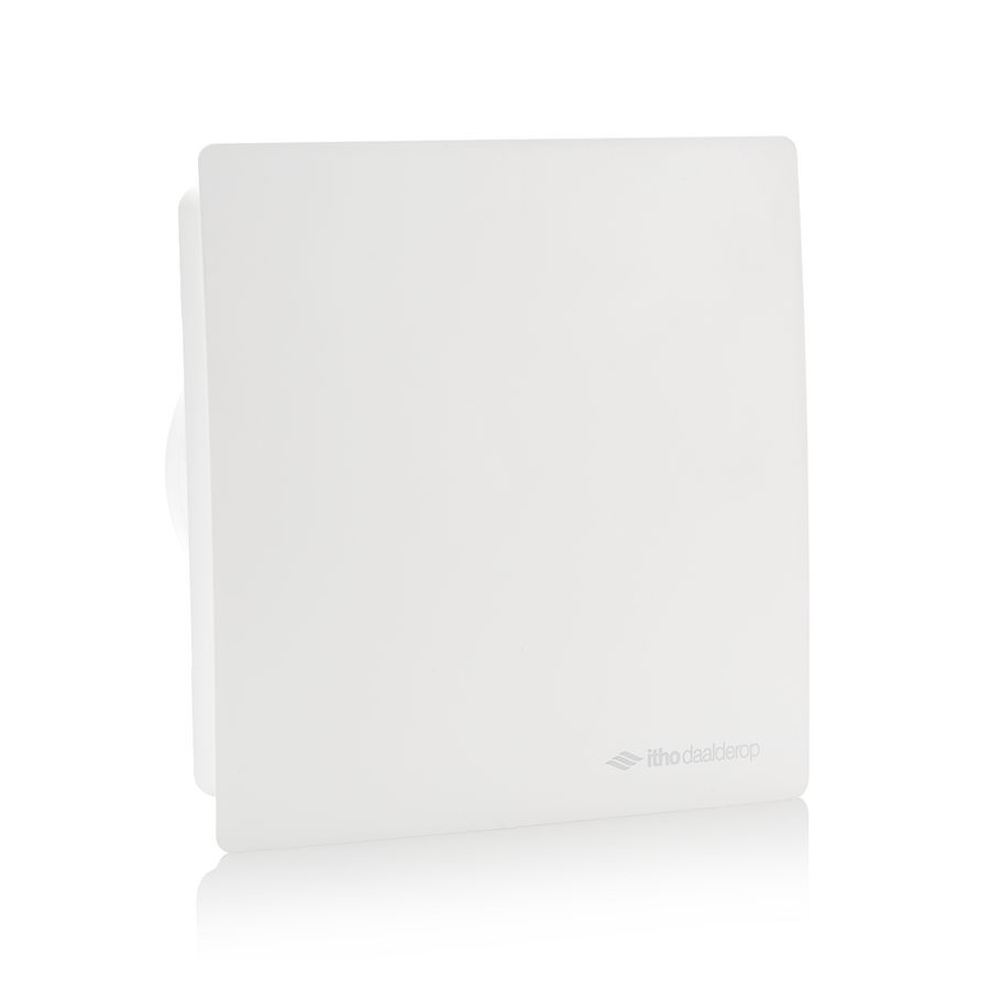 Badkamerventilator Ø100mm BTV-SSST-HT wit 2 snelheden + nalooptimer + hygrostaat Itho Daalderop