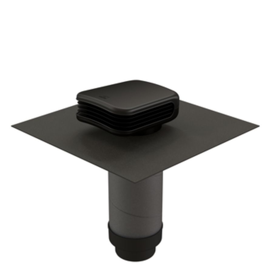 Dakdoorvoer VALETIS 16-55° geïsoleerd 160-150mm tbv luchtafvoer incl. ubiflex indekstuk Ubbink
