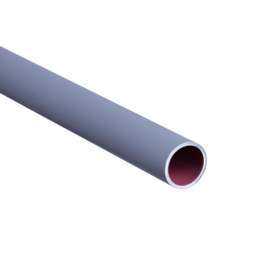 Lengte a 4m. elektrobuis slagvast PVC Polvalit VSV LF 19mm (3/4") grijs PIPELIFE