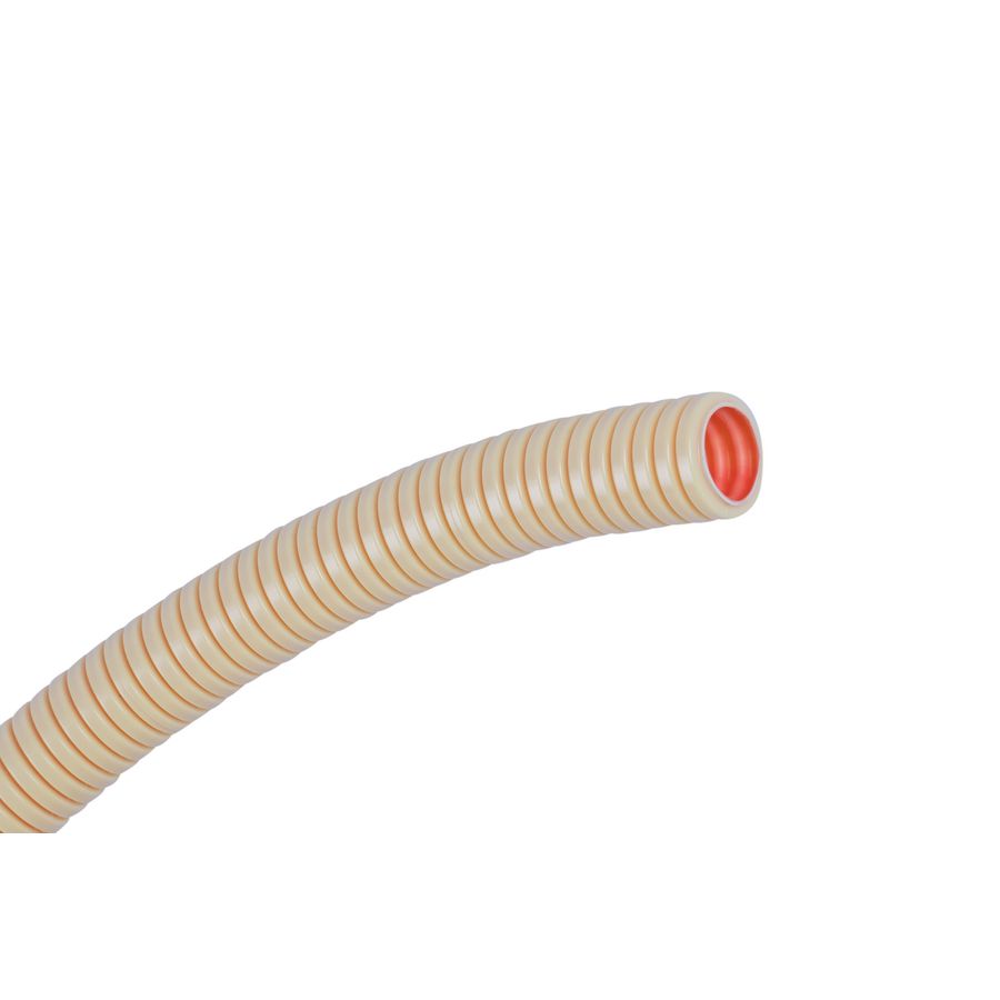 Rol a 100m. Buisl flexibel Flexivolt 19mm LF creme PIPELIFE