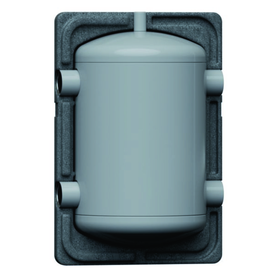 Buffervat STORATHERM HEAT MINI-H-25 3bar grijs 25ltr. tbv (hybride)warmtepomp Reflex