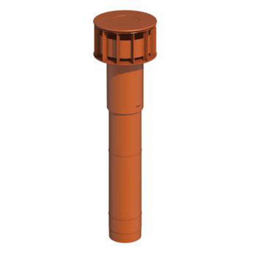 Dakdoorvoer basis MultiVent V131 980mm terracotta Ubbink