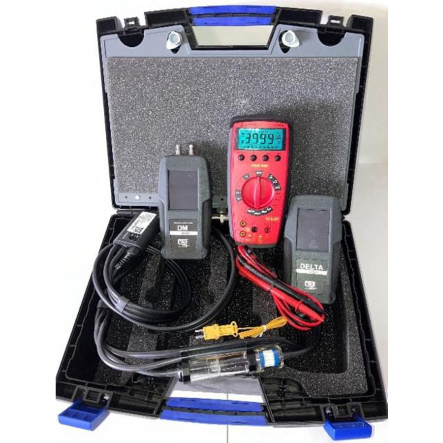 All-in one koffer3 met Delta smart/ DM9600/Multimeter 34XR. MRU
