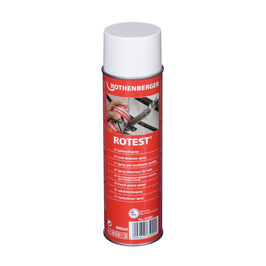 Omverpakking met 12 bussen ROTEST lekzoekspray 400ml ROTHENBERGER