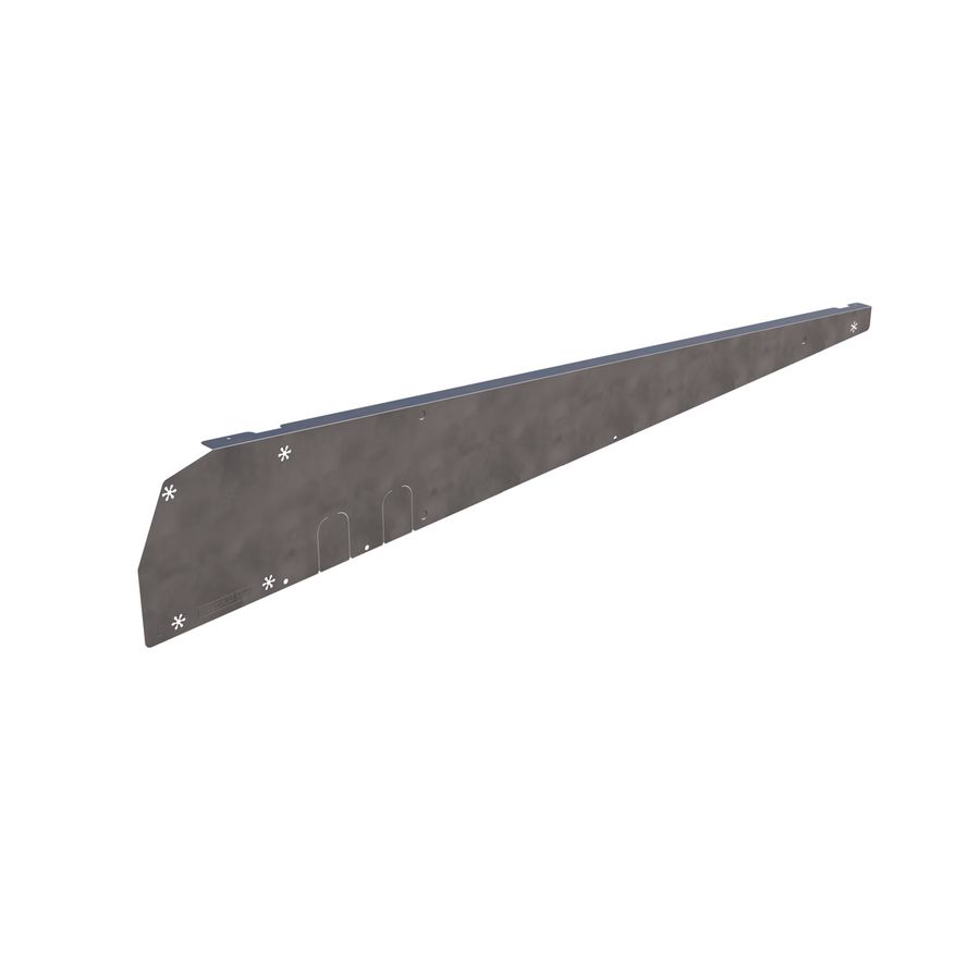 FlatFix Fusion 1007232 Winddeflector Links Portrait Zwart Esdec
