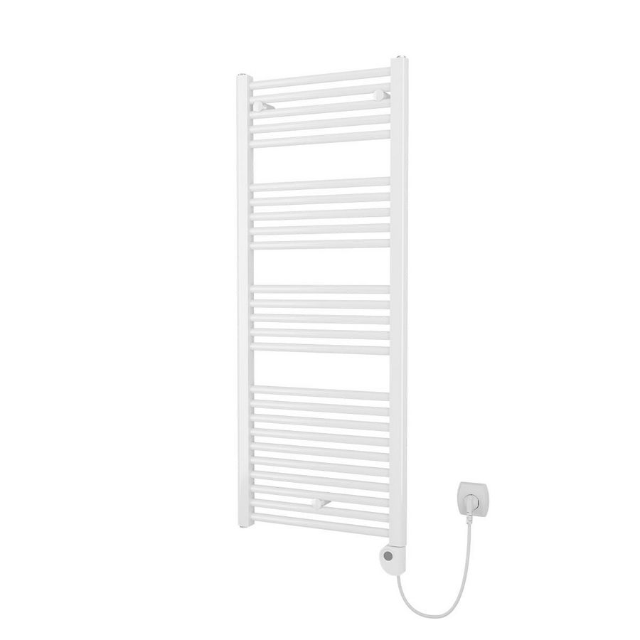 Elektrische radiator CALOR V2 SELECT 1255x500mm 500W wit 120cm snoer incl. analoge thermostaat MASTERWATT