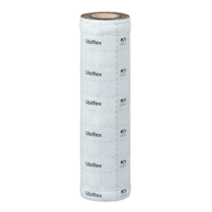 Rol a 5mtr. UBIFLEX FINIO loodvervanger 600mm zelfklevend rood Ubbink