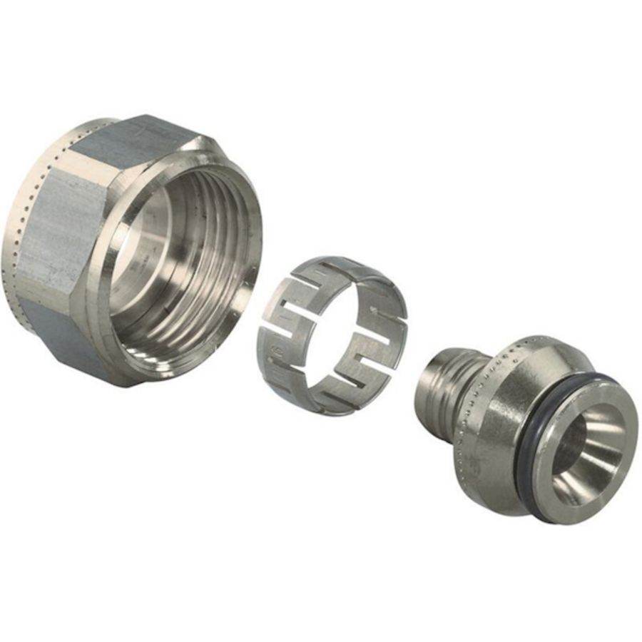 Klemkoppeling Q&E 3/4" Euroconus CV 6bar 16x2,0mm Uponor