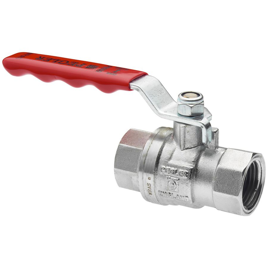 Pegler kogelkraan 1.1/2" bn. DN40 (test cth) Pegler