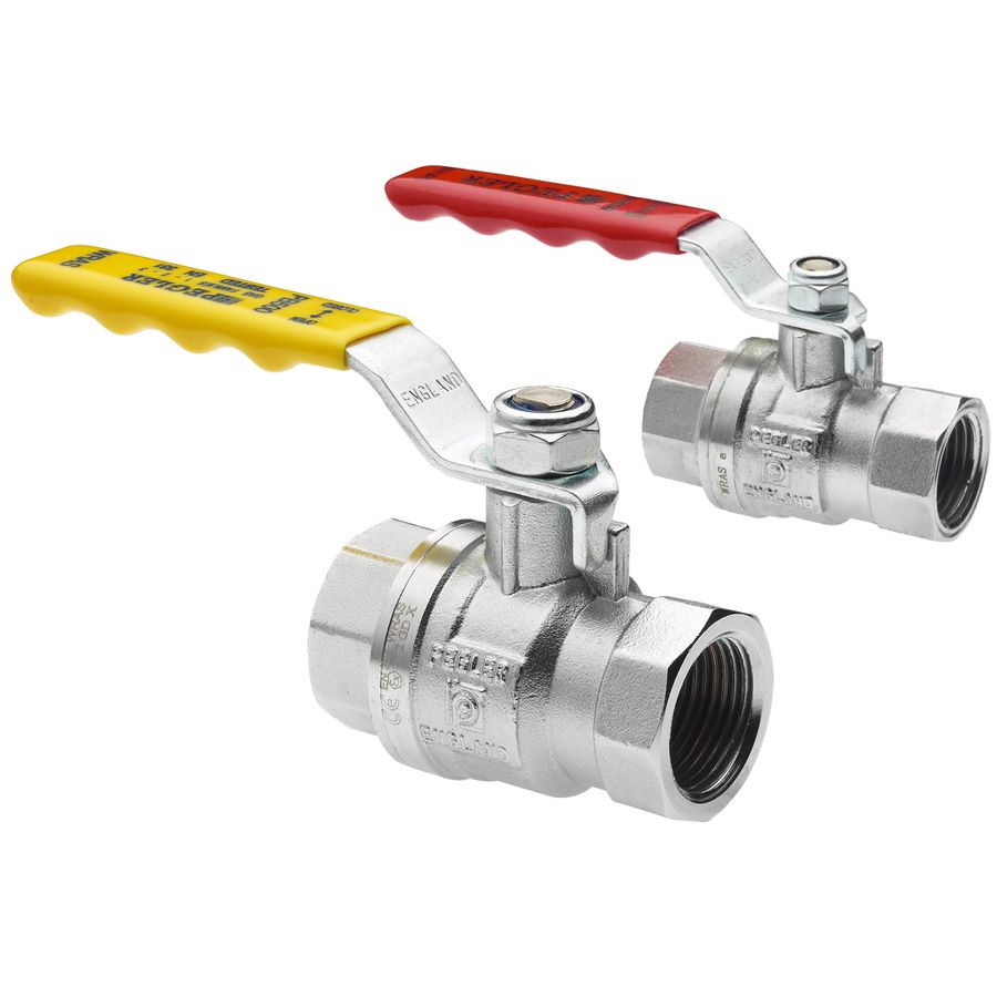 Pegler kogelkraan 1.1/2" bn. DN40 (test cth) Pegler