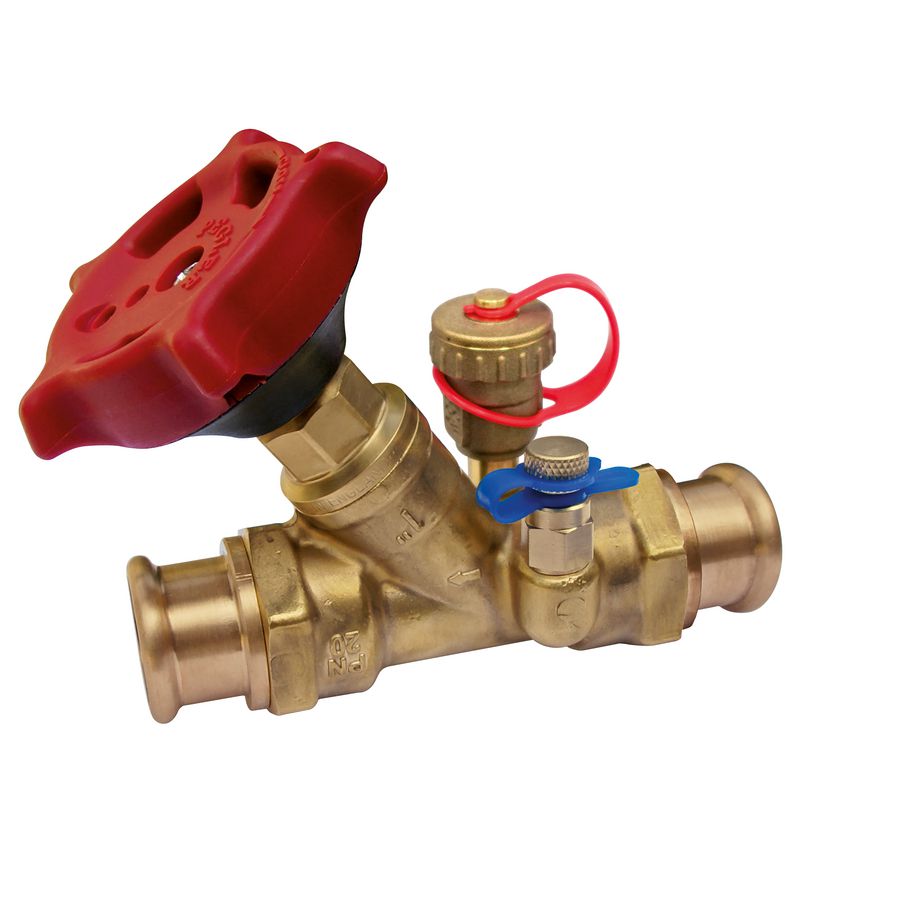 Inregelafsluiter statisch met aftap XPress PROFLOW PS1260PD 2x pers 54mm DN50-SF (test cth) VSH