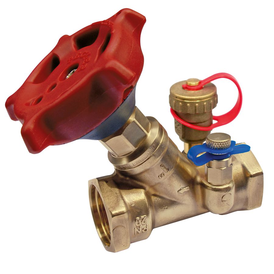 Inregelafsluiter statisch met aftap PROFLOW 1260PD G1/2"bi.dr. DN15-SF (test cth) APOLLO