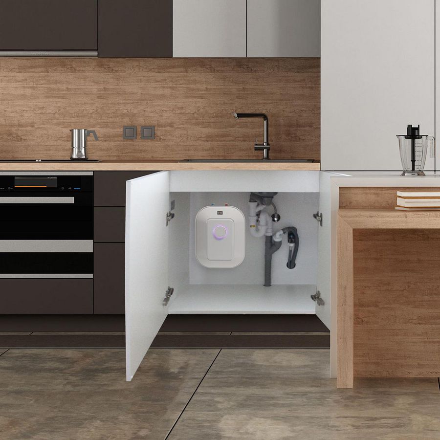 Keukenboiler LUNA (bovenaansluiting) met RVS tank 10ltr. 2000W MASTERWATT