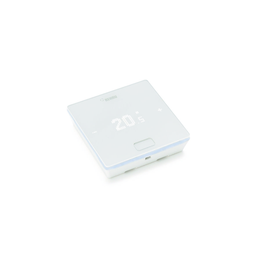 Ruimtethermostaat NEA SMART 2.0 wit BUS 24V temperatuur- en vochtsensor (HBW) REHAU