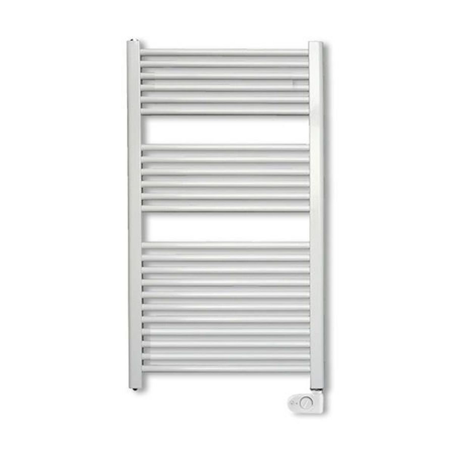 Elektr. handdoekradiator CALOR SELECT 500W wit 500x910mm incl. snoer 1,2mtr + stekker incl. analoge regeling MASTERWATT