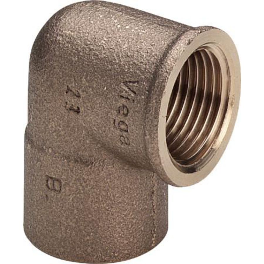 Soldeer knie brons 22mm x 3/4" bn. Viega