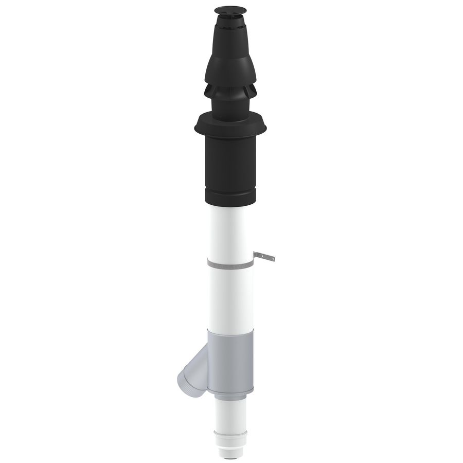 Rookgasdakdoorvoer PP 60/100 125 combi Skyline 3000 Burgerhout