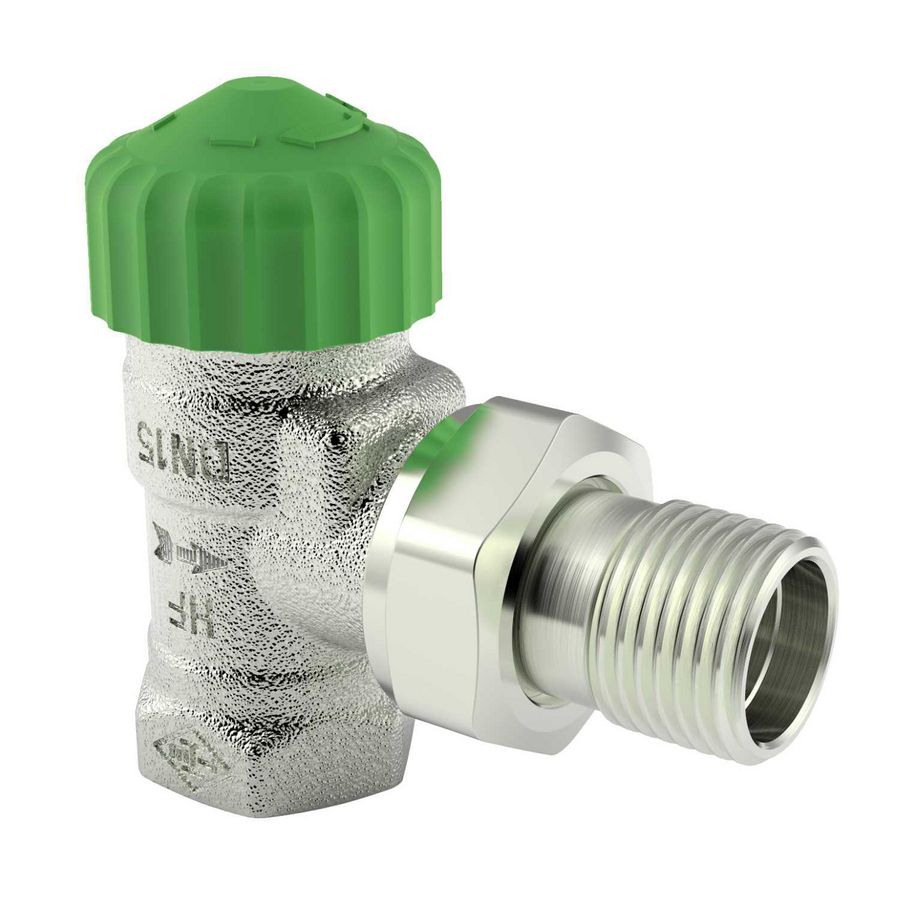Afsluiter thermostatisch dynamisch ECLIPSE-300 DN15 1/2" haaks Heimeier
