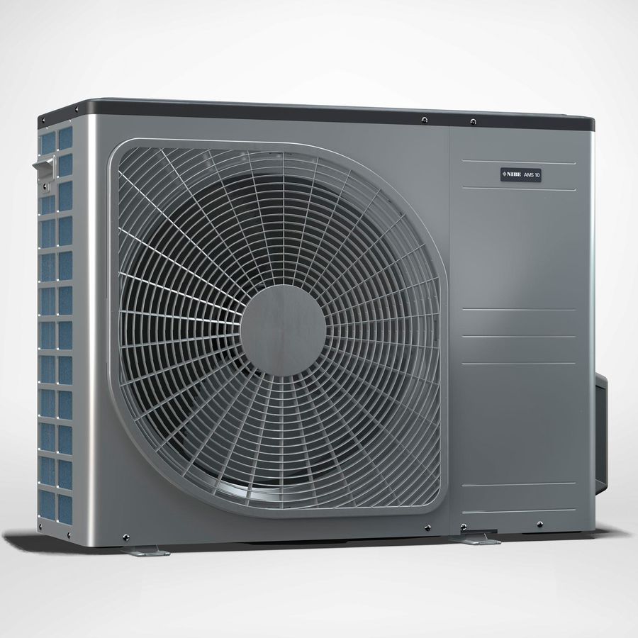 AMS 10-06 buitenunit-SPLIT modulerende lucht/water warmtepom NIBE