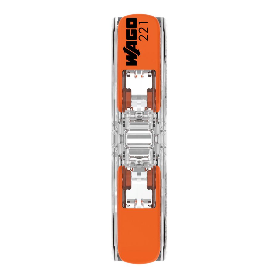 Verbindingsklemmen alle soorten geleiders max. 4mm 221-2411 Wago